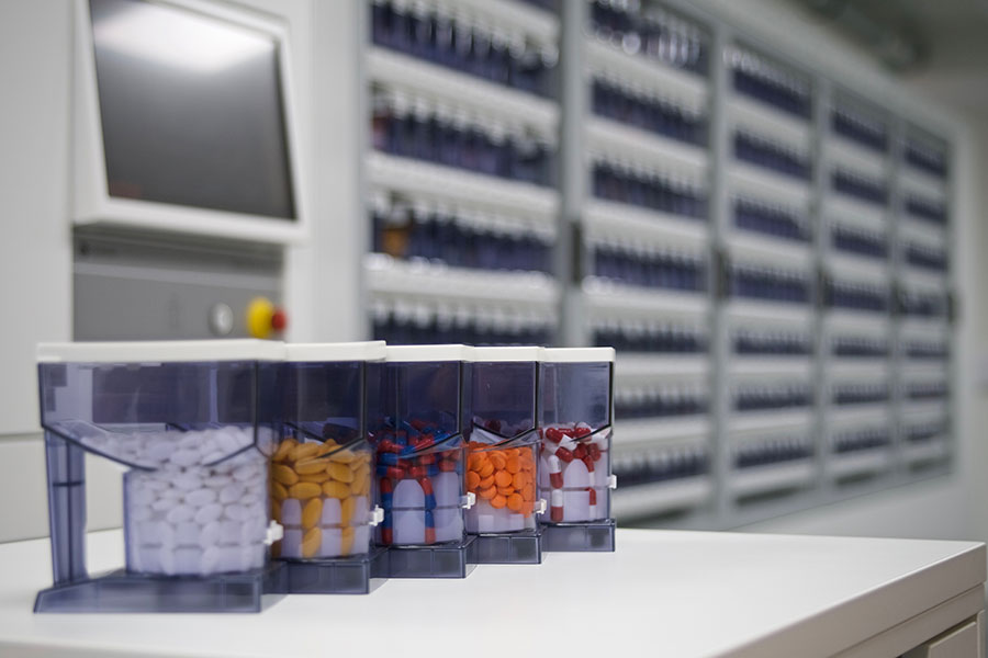 Close up of medications