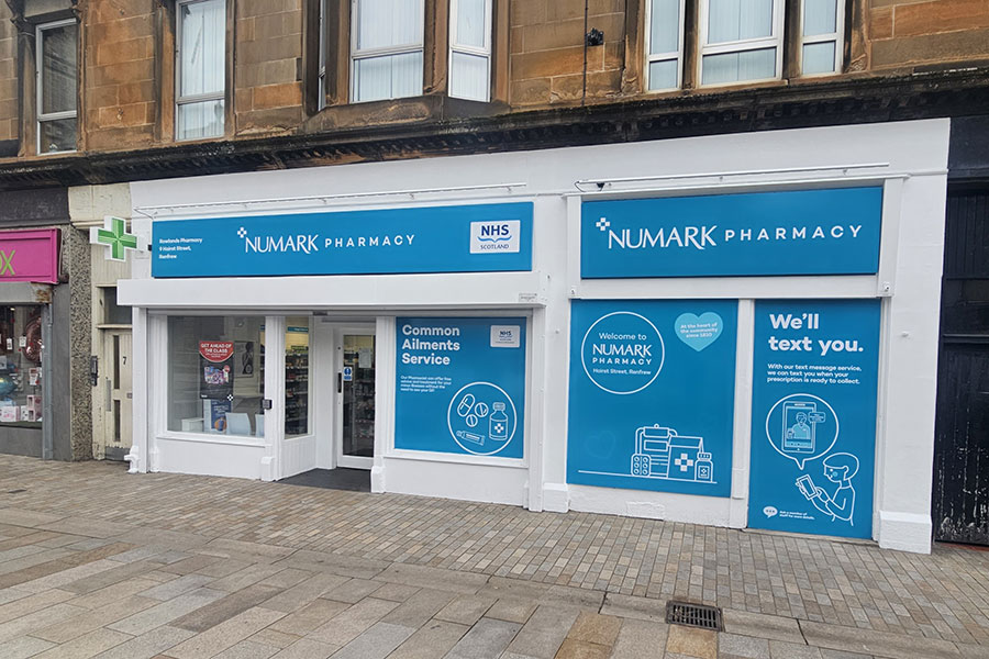 Exterior of Numark Pharmacy