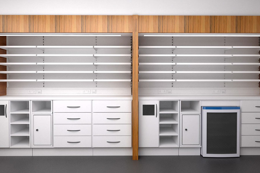 Designing pharmacy layout in Wrexham